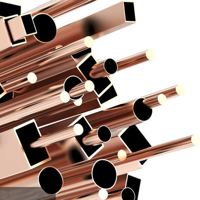 Hard Temper Copper Steel Pipe Straight Drawn Tube  Refrigeration ASTM
